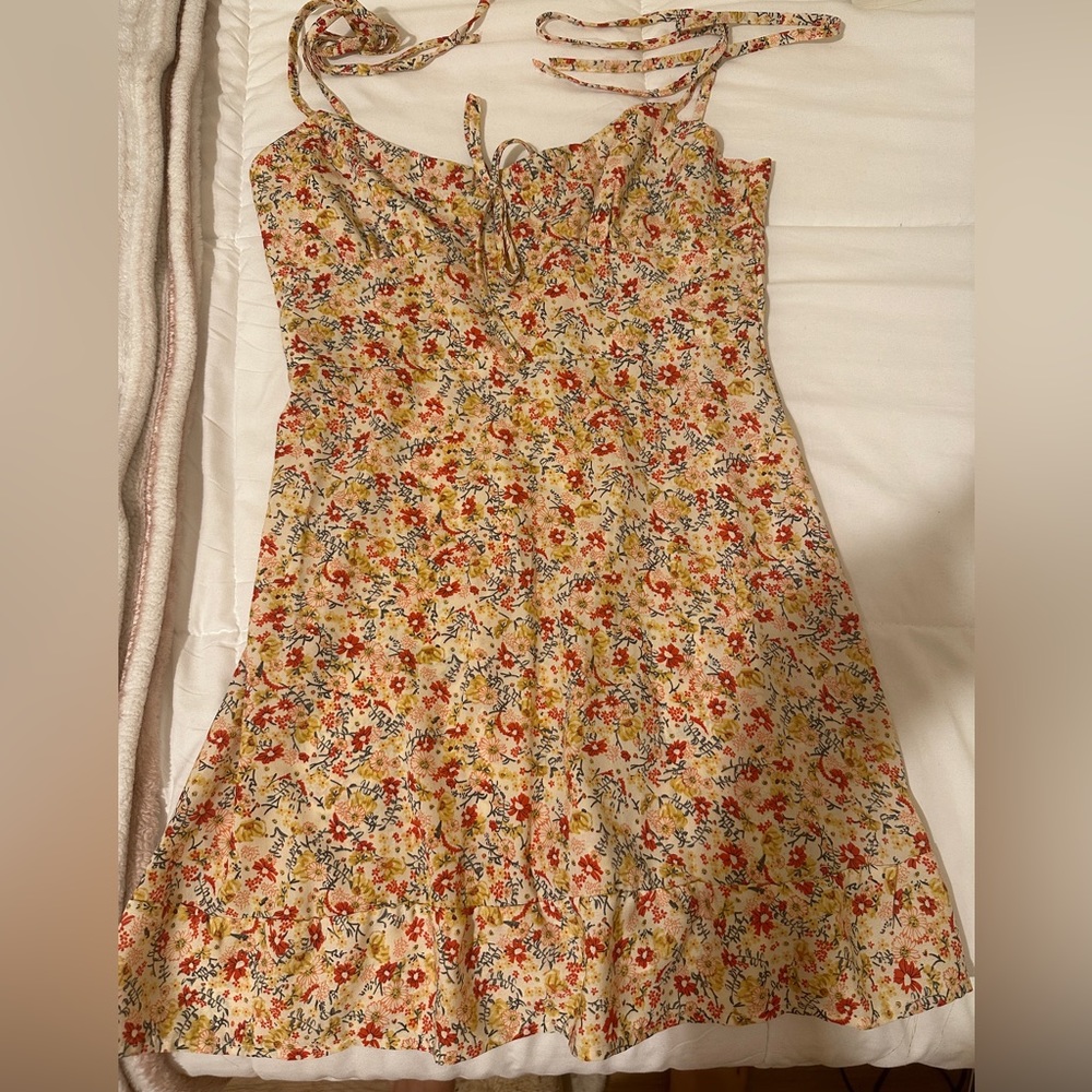 Floral mini dress